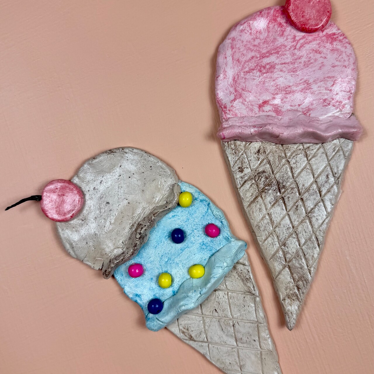 Kids Club: Air Dry Clay Ice Cream Cones